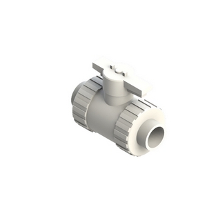 PVDF UHP Kogelkraan handbediend